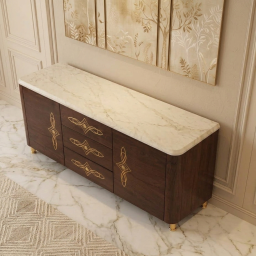 Iconic Sideboard With Marble Top