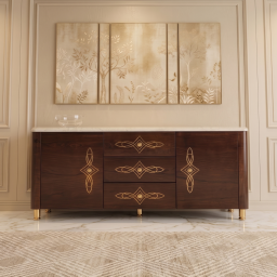 Iconic Sideboard With Marble Top