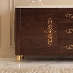 Iconic Sideboard With Marble Top
