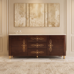 Iconic Sideboard With Marble Top