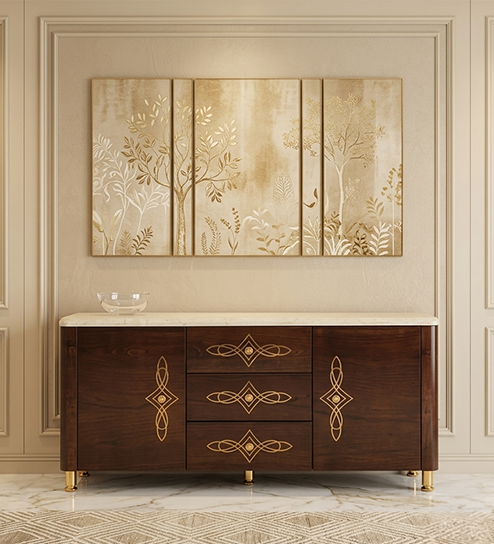 Iconic Sideboard With Marble Top