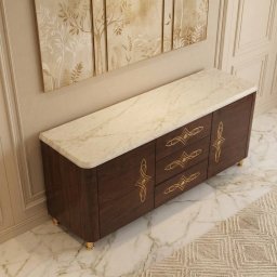 Iconic Sideboard With Marble Top