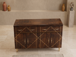 London Sideboard In Brown Color 