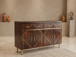 London Sideboard In Brown Color 