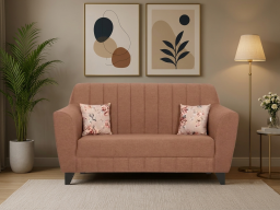 Agusto Sofa 2 Seater In Brown Color