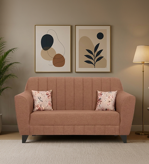 Agusto Sofa 2 Seater In Brown Color