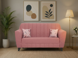 Agusto Sofa 2 Seater In Pink Color