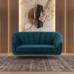 Monaco Sofa 2 Seater In Blue Color