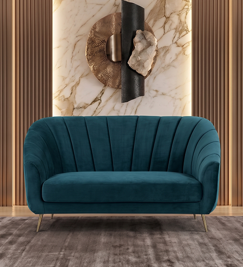 Monaco Sofa 2 Seater In Blue Color