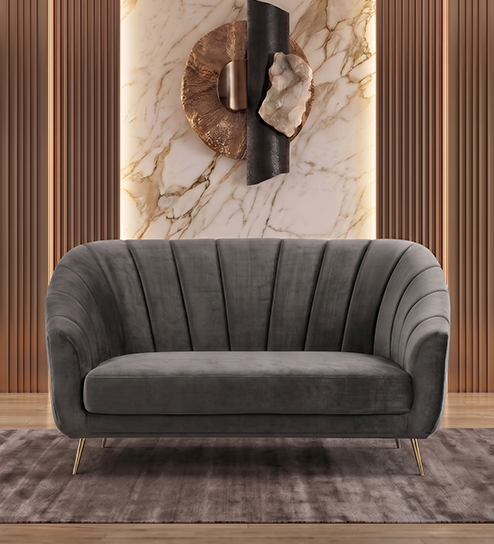 Monaco Sofa 2 Seater In Grey Color