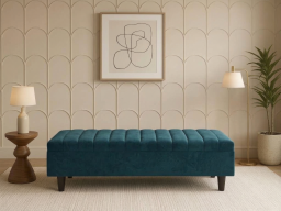 Florence Bench In Blue Color