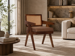 Wellesley Chair In Walnut Color