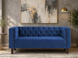 Adalia Sofa 2 Seater in Blue Color