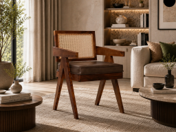 Wellesley Chair In Choclate Color