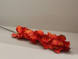 Orchid Real Touch Artificial Flowers for your home or office decor In Red Color 