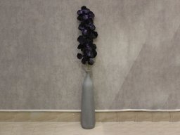 Orchid Real Touch Artificial Flowers for your home or office decor In Black  Color 