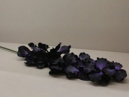 Orchid Real Touch Artificial Flowers for your home or office decor In Black  Color 