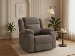 Ashley Recliner  1 Seater In Grey Color