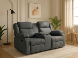 Ashley Recliner  2 Seater In Grey Color