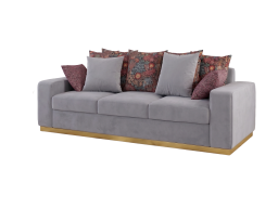 Jackson Sofa 3 Seater In Grey Color 