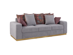 Jackson Sofa 3 Seater In Grey Color 