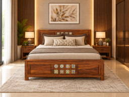 Chitra Bed Solid Wood