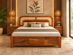 Naira Bed Solid wood 