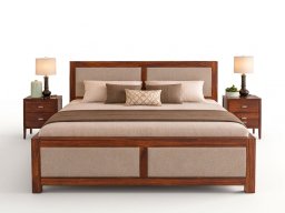 Kalp Bed Solid Wood 