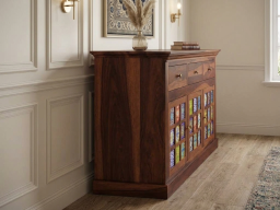 Chitra Solid Wood Sheesham Sideboard 