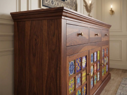 Chitra Solid Wood Sheesham Sideboard 