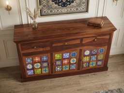 Chitra Solid Wood Sheesham Sideboard 