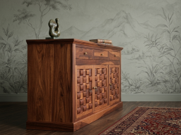 Niwar Solid Wood Sheesham Sideboard 