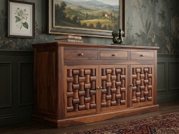 Niwar Solid Wood Sheesham Sideboard 