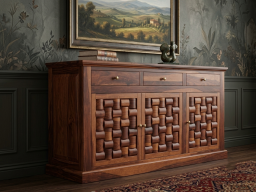 Niwar Solid Wood Sheesham Sideboard 