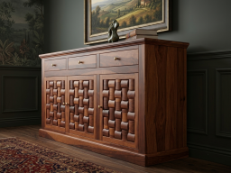 Niwar Solid Wood Sheesham Sideboard 
