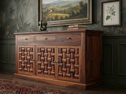 Niwar Solid Wood Sheesham Sideboard 