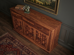 Niwar Solid Wood Sheesham Sideboard 