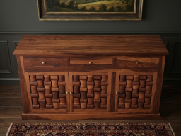 Niwar Solid Wood Sheesham Sideboard 
