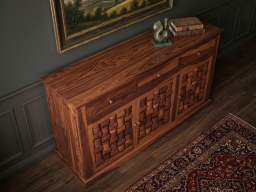 Niwar Solid Wood Sheesham Sideboard 