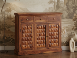 Stupa  Solid Wood  Sheesham Sideboard 