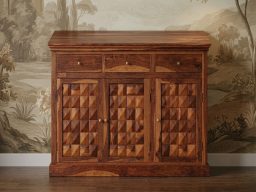 Stupa  Solid Wood  Sheesham Sideboard 