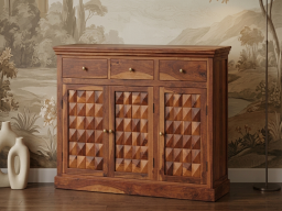 Stupa  Solid Wood  Sheesham Sideboard 