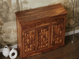 Stupa  Solid Wood  Sheesham Sideboard 