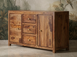 Hina Solid Wood Sheesham Sideboard 