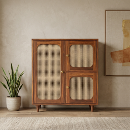 Rukm Solid Wood Sheesham  Sideboard
