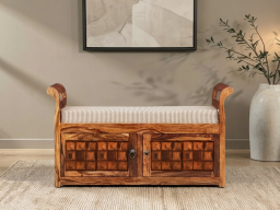 Stupa solid wood Settee