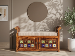 Chitra Solid Wood Settee