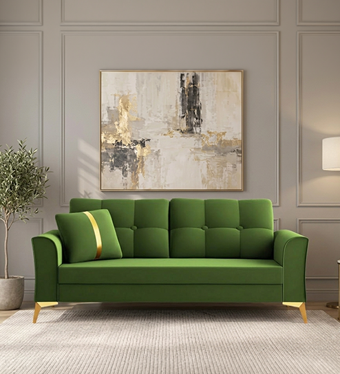 Albert Sofa 2 seater In Green Color