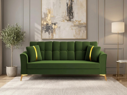 Albert Sofa 3 seater In Green Color