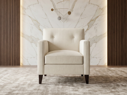 Bali Sofa 1 Seater In  Ivory Cream Color